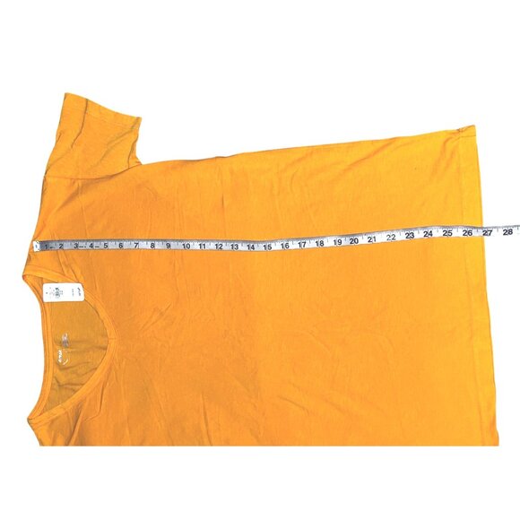 Aerie Womens V-Neck T-Shirt In Orange Sz XS Womens Oversized T Shirt - Picture 11 of 15